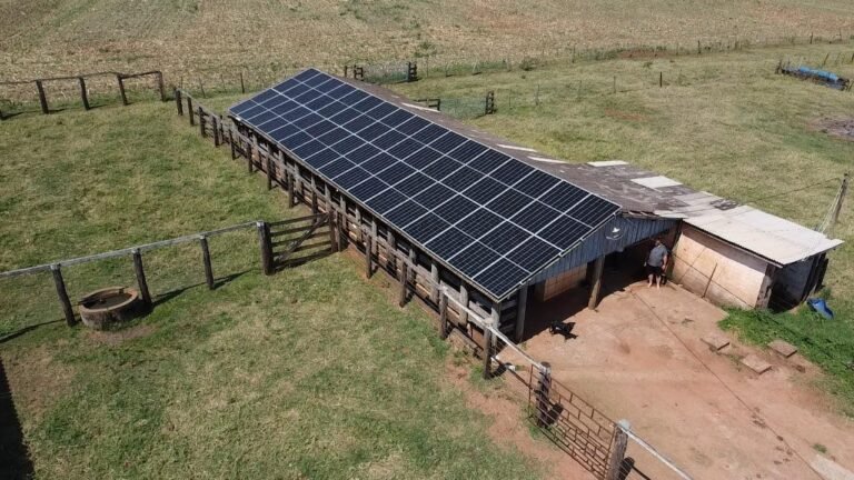 Obras realizadas 7 Usina solar rural de 19,38 kWp em Cruzeiro do Sul, PR, instalada pela S2V Engenharia