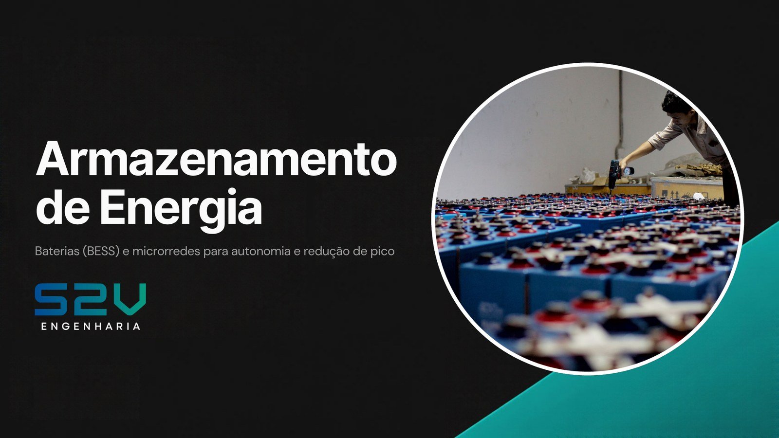 Energia e Bateria Solar em Maringá 8 s2v servico v2 5 armazenamento